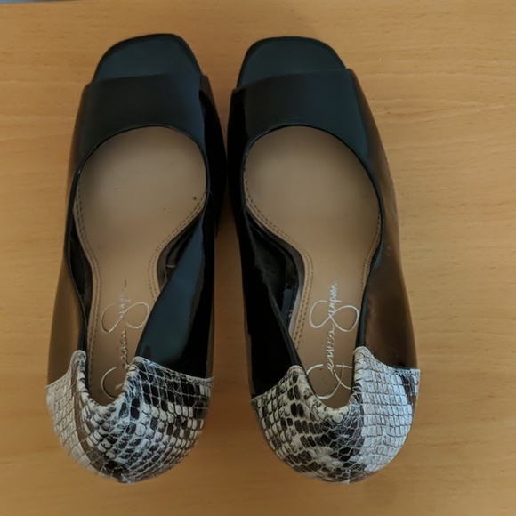 NWOT Jessica Simpson platform peep toe heel - Picture 5 of 8